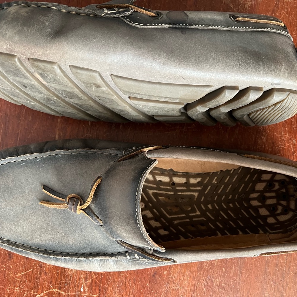 Lucky brand leather loafers size 13